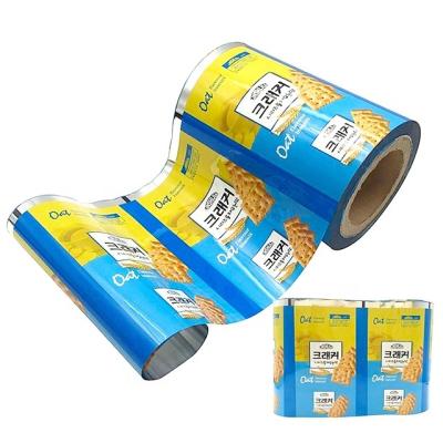 China Food Wrapping Moisture Proof Custom Plastic Film Aluminum Foil Laminated Food Wrapping Flexible Roll Stock Film For Auto Wrapping for sale