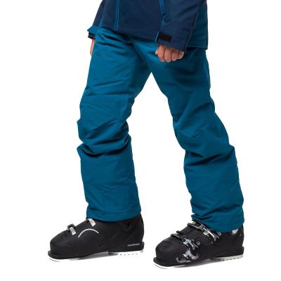 China OEM Anti-UV Bule Boys Solid Breathable Girls Snow Ski Pants For Kids Children for sale