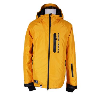 China OEM Anti-UV Fashion Crane Snow Waterproof Windproof Unisex Outdoor Ski Jacket Wear Yellow for sale