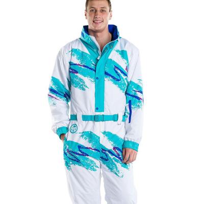 China Breathable Professional Multicolor Unisex Custom Printing Ski Jacket Suit Men for sale