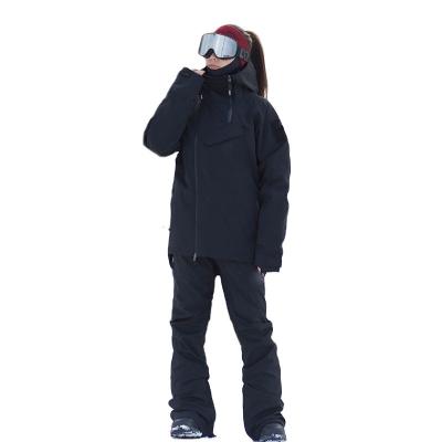 China High Quality Anti-UV Unisex Women Brand Black Ski Jacket Fabric Waterproof Fabric Winter for sale