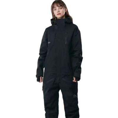 China Custom New Design Logo Black Ski Suit Jacket Anti-UV For Adults Women for sale