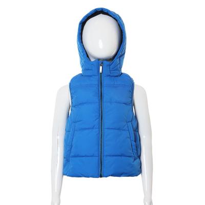 China Popular OEM High Quality Waterproof Winter Kids Stripper Down Vest Lightweight Bottoms For Boys for sale