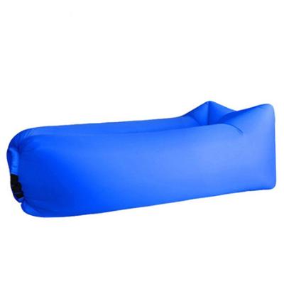 China Envelope Type Portable Ultralight Lazy Nylon Inflatable Sofa Air 210T Outdoor Sleeping Bag With Carry Bag for sale