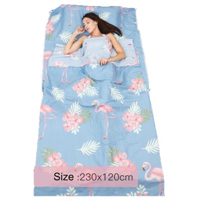 China Comfortable Lightweight Silk Fleece Outdoor Camping Sleeping Bag Liner for sale