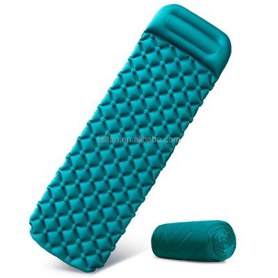 China Compact Sleep Protection Mat Hiking Camping Backpacking Sleeping Inflatable Lightweight Air-cells Design for sale