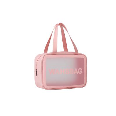 China 2022 hot fashion style multifunctional makeup bags portable bag for PVC travel waterproof pouch and transparent wash bag for sale