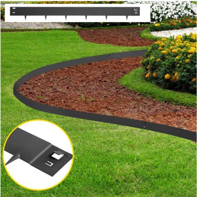 China Minimalist Metal Lawn Lace Folding Landscaping Outdoor Garden Decorative Steel Park Edge for sale