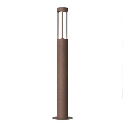 China Eco Friendly Modern Style Rust Garden Corten Steel Light Column for sale