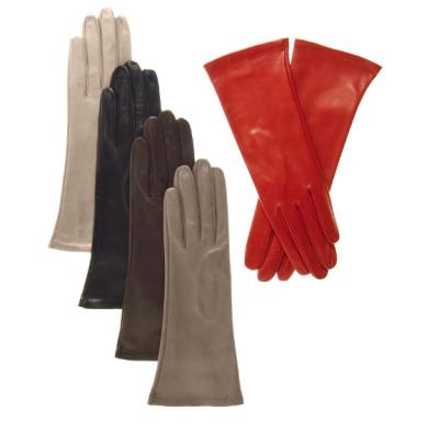 China Wholesale Plain ZF 2124 Ladies Italian Opera Factory Price Long 30 Cm Leather Gloves for sale