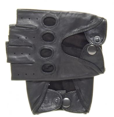 China Simple Mens Short Fingerless Leather Training Gloves for sale