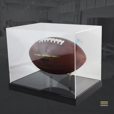 China Rugby Exquisite Wholesale Acrylic Box Factory Transparent Exquisite Acrylic Box for sale