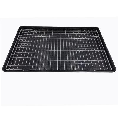 China JIANGXIN Sustainable Non-stick Carbon Steel Over Size Rectangular Bakeware Bread Cake Pan Baking Tray With Iron Mesh for sale