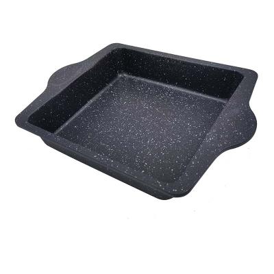 China JIANGXIN Sustainable Non-Stick Bake Tray Grilling Pie And Bread Pan With Square Shape Custom Metal Sustainable Bakeware for sale