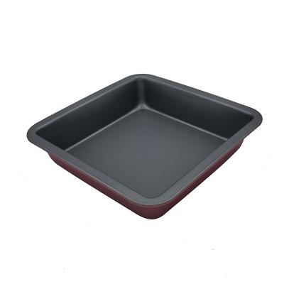 China JIANGXIN Carbon Steel Bakeware Bread Cake Sustainable Square Non-Stick Square Bread Pan Home Kitchen Baking Tray for sale