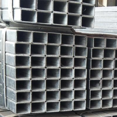 China Steel structure engineering high quality square steel pipe square metal gi black steel pipe for sale