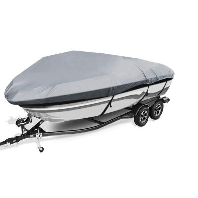 China Classic Type Floating Boat Cover Device , 300D Encryption Waterproof And UV Protection Boat Cover12'-14 for sale