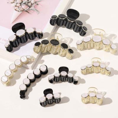 China Fashional 2021 Lady Girl's Hair Accessories Wholesale Acrylic Plastic Korean Banana Hair Claw Pretty For Women for sale