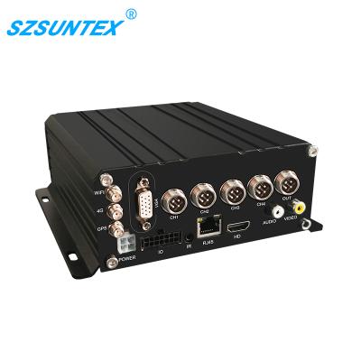 China Szsuntex H264 Mdvr 4T hdd driver mdvr cctv high quality hd 1080p 4ch MDVR 175*166*30mm for sale