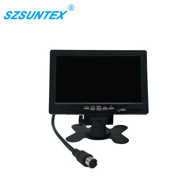 China Car Monitor System 7 Quad Split High Resolution Ahd Car Monitor With Hgv Truck Ahd Rear View Reversing Night Vision Camera for sale