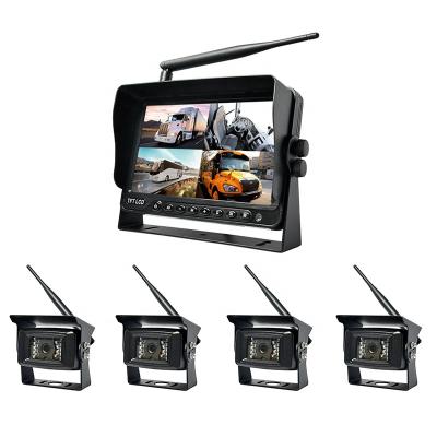 China New 9 Inch Digital Wireless Waterproof Car Rear View Camera System 9 Inch Reverse Camera Kit Radio for sale