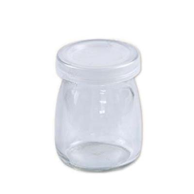 China 100ml Viable Glass Pudding Bottle Milk Bottle Juice Bottle Wholesale for sale