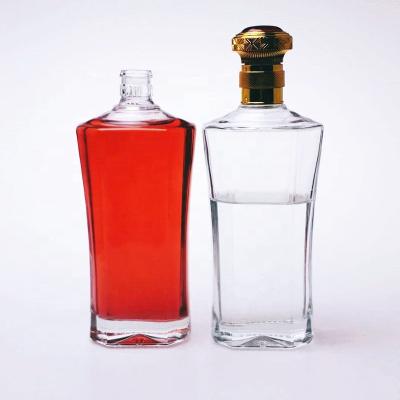 China 500ml Beverage Food Grade Liquor Liquor Use Glass Bottle Accept Customized Glass Bottles for sale