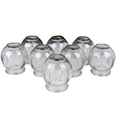 China Body Self-powered A Series of Vacuum Thick Glass Chinese Medicine Jar Cupping Set for sale