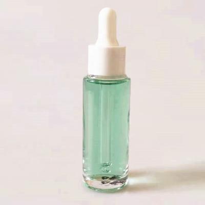 China Personal Care 1 Oz 30 ml Personal Care Essential Oil White Glass Bottle Dropper Bottle Caps for sale