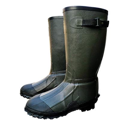 China 2021 new outdoor warm waterproof high-tube waterproof plastic boots for rain for sale