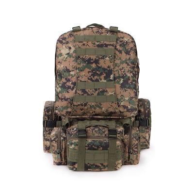 China Wear Resistant High Capacity Outdoor Hunting Equipment Light Up Load Military Tactical Backpack For Men for sale