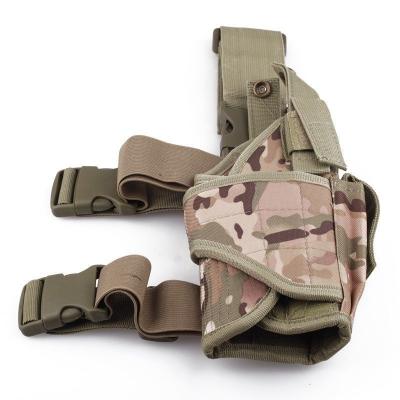 China Tactical Multi-function Leg Bag Camouflage Multi-pocket CS Equipment Webbing Thick Thigh Sleeve For Outdoor Hunting for sale