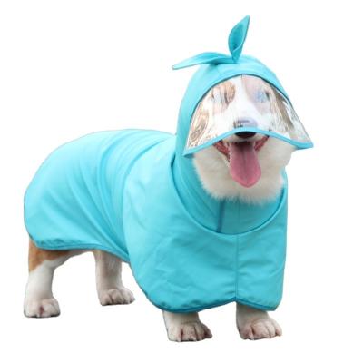 China New Viable Large Dog Raincoat Overalls Rain Coat For Large Small Medium Dogs Golden Retriever Husky Jacket Labrador Pet Coat for sale