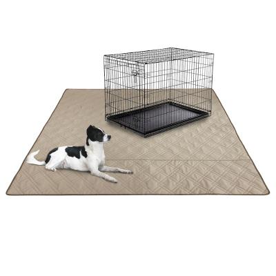 China Custom Luxury Colorful Waterproof Mat Training Mat Large Reusable Crate Dog Playpen Protective Pet Cover Floor Waterproof Kennel Travel for sale