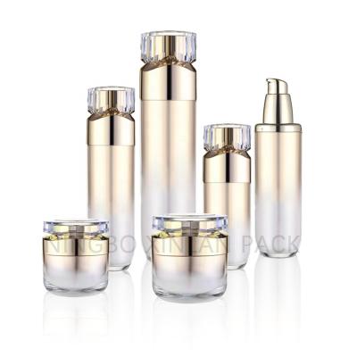 China BEAUTY PACKAGING Skin Care Packaging 30ml50ml100ml Luxury Cosmetic Airless Packaging Bottle and Cream Jar 15g30g50g Set for sale