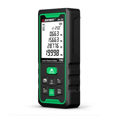 Κίνα Measurement SNDWAY Mini Handheld Laser Distance Meter 100m 70m Roulette Tool Beam Laser Range Finder Angle Laser Ruler Green 50m Tape Addition Addition Subtraction προς πώληση