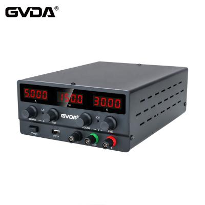 China GVDA USB DC Regulated Laboratory Power Supply 30V 10A 60V 5A Adjustable Voltage Regulator Stabilizer Switch Bench Power Source SPS-H3010 SPS-H605 SPS-H305 for sale