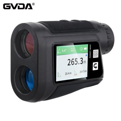 China GVDA Telescope Laser Rangefinder 6x Laser Distance Meter 1500m 1000m 800m 600m Range Finder Tape Measure For Golf Hunting Sport 112mm*50mm*25mm for sale