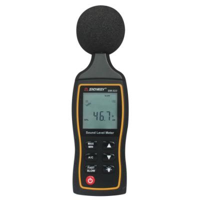 중국 2017 A New LCD Backlight 30-130dBA 1.5 dB Accuracy Sound Level Sound Tester Digital Sound Level Describe Meter 판매용