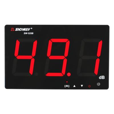 中国 Larger LCD Digital Decibel Sound Tester Wall Mounted Hanging Type Sound Level Meter With Data Store SW-525B 販売のため