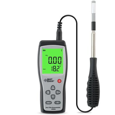 China Digital Hot-film Anemometer Wind Speed ​​Meter Air Speed ​​With Temperature Gauge 40M/S Data Hold To PC Via USB AR866A zu verkaufen