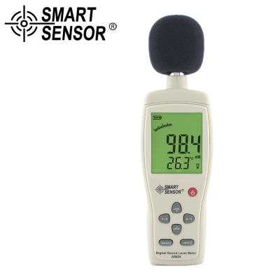 중국 Mini Digital Sound Noise Level Meter / Decibel Meter Sound Pressure Tester 30~130 DBA 35~130dBC db Meter AS824 판매용