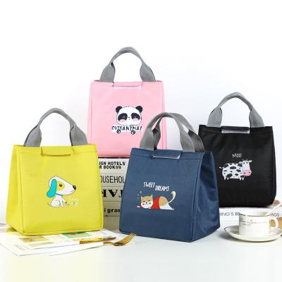 China Fashion Cute Cartoon School Kids Office Insulated Picnic Bags Waterproof Foil Thermal Insulated Lunch Cooler Bag for sale