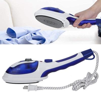 China Garment Household 800W Household Blue + White Portable Electric Handheld Steamer for sale