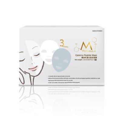 China Anti-Wrinkle OEM OBM Private Label Taiwan Free Sample Skin Care Moisturizing Enhance Ingredient Included Cytokine Peptide Mask Anti Aging for sale