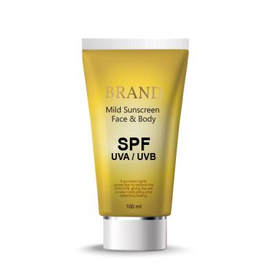 China Sunscreen Sun Light Against Sunscreen Cream OEM/Brand Skin Care for sale