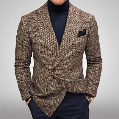 China latest design Anti-wrinkle plaid wholesale business casual formal suit for mens suits for men 2021 for sale