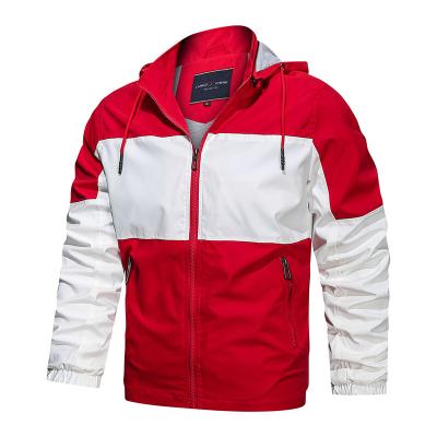 China New design QUICK DRY high quality streetwear spliced ​​color coat spring fashion casual bomber jacket for sale