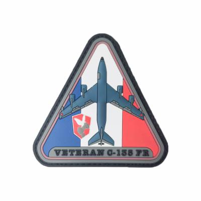 China 3D Personalized Custom Logo 3d Rubber Patch Tactical Military Hook Style Soft PVC Patches for sale