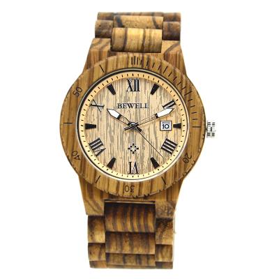 China Water Resistant Watch Factory OEM Logo Japan Miyota 2315 Movement Quartz Watch Men Wooden Wrist Watch for sale